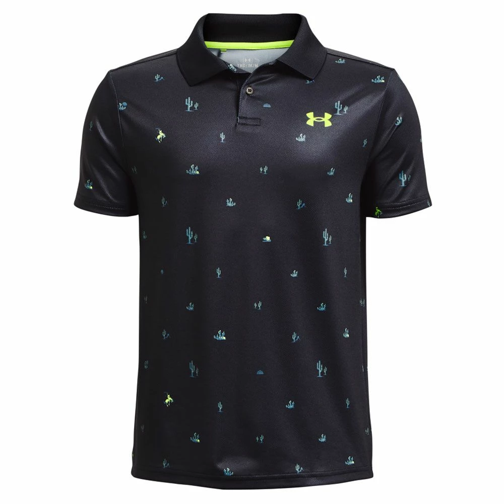 Under Armour Rodeo Junior Golf Polo Shirt 1 Under Armour Rodeo Junior Golf Polo Shirt