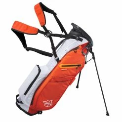 Wilson Staff Exo Lite Golf Stand Bag 10 Wilson Staff Exo Lite Golf Stand Bag -Golf Equipment Sales Store wilson staff exo lite golf stand bag orange