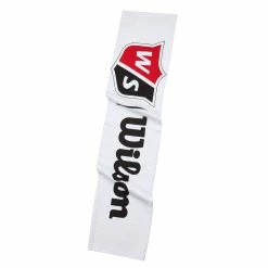 Wilson Staff Tour Golf Towel -Golf Equipment Sales Store wilson staff tour towel white folded
