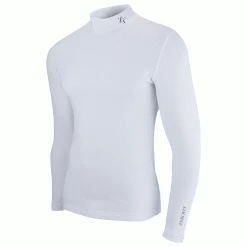 Zerofit Heatrub Move Mock Golf Baselayer -Golf Equipment Sales Store zerofit move golf baselayer white