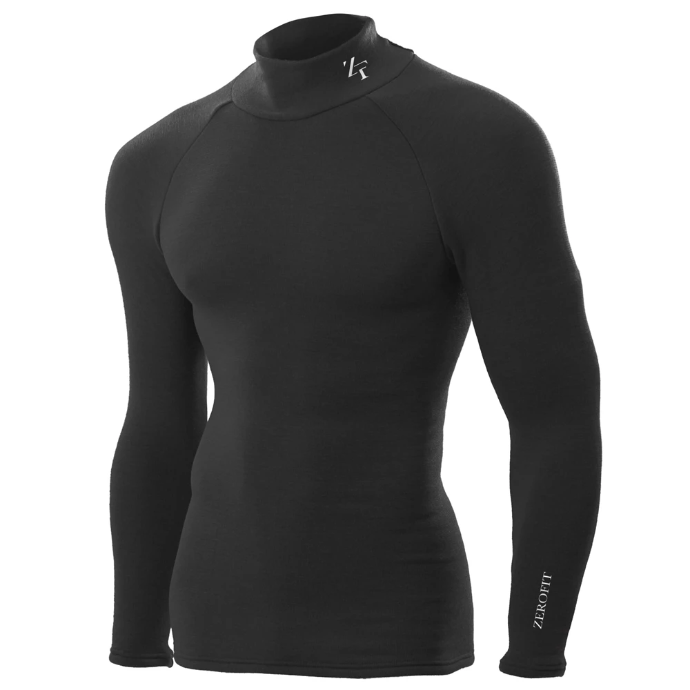 Zerofit Heatrub Ultimate Mock Golf Baselayer 1 Zerofit Heatrub Ultimate Mock Golf Baselayer